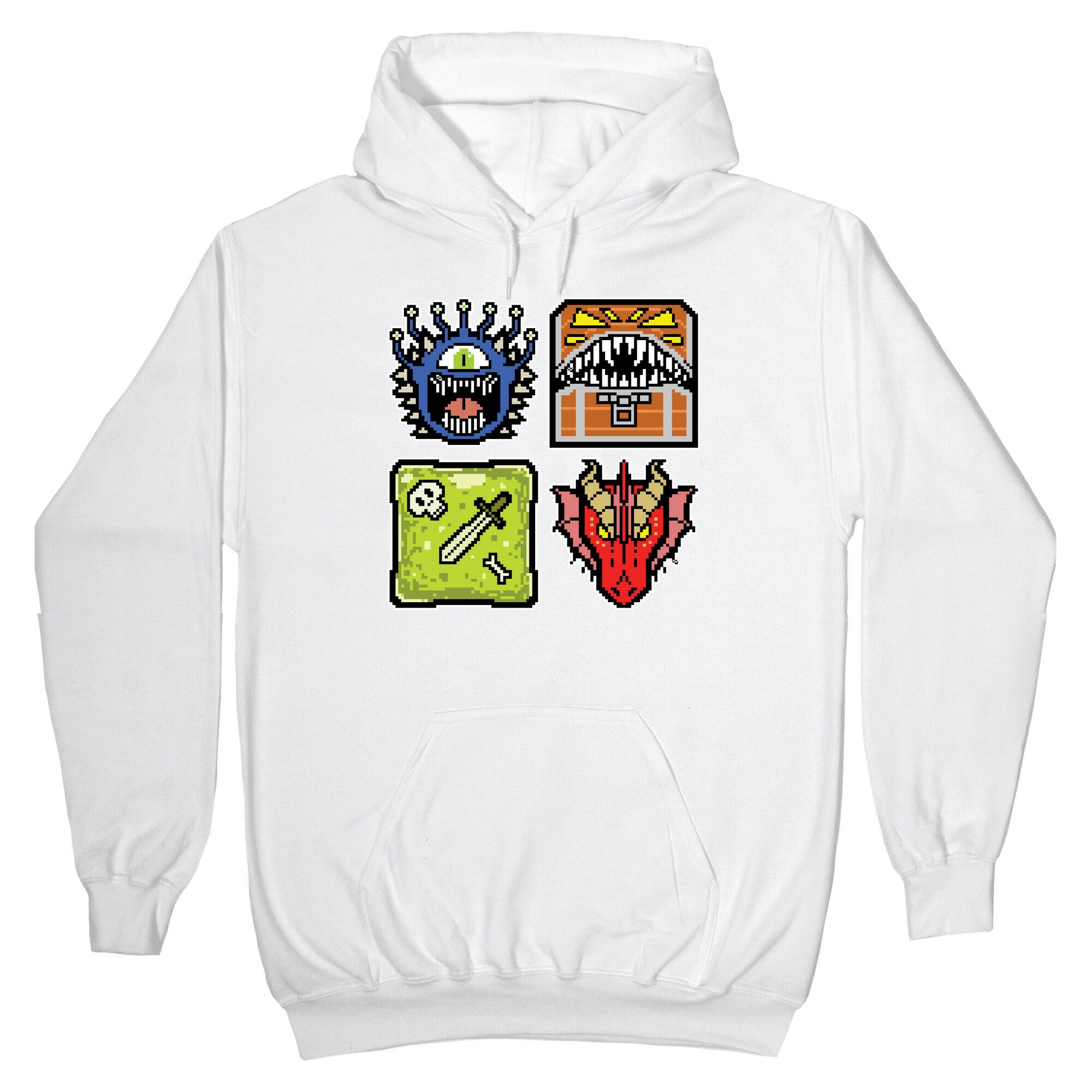 Pixel DnD Monsters Hoodie